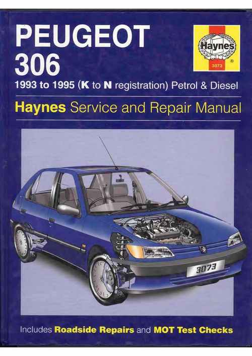 Product picture Pegaut 306 service and repair manual