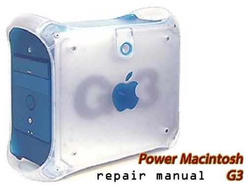 Product picture Apple Service Manual   Power Macintosh g3  Blue And White  And Macintosh Server g3.pdf